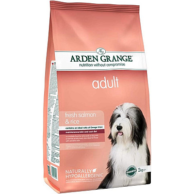 Сухий корм для дорослих собак Arden Grange Adult Dog Salmon and Rice з лососем та рисом