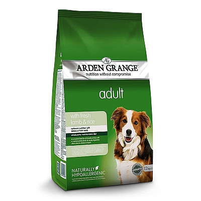 Сухий корм для дорослих собак Arden Grange Adult Dog Fresh Lamb & Rice зі свіжим ягням та рисом