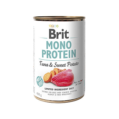 Brit Mono Protein Dog с индейкой и бататом