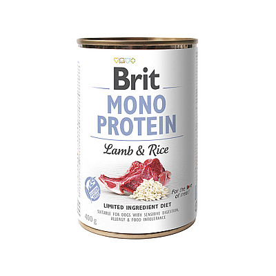 Brit Mono Protein Dog с ягненком и темным рисом