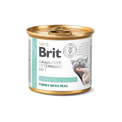 Вологий корм Brit VetDiets Struvite для котів, при лікуванні та для профілактики сечокам'яної хвороби