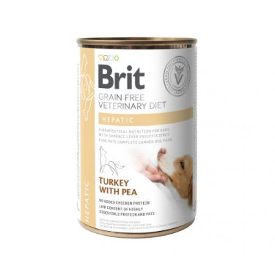 Вологий корм Brit VetDiets Hepatic для собак із захворюванням печінки
