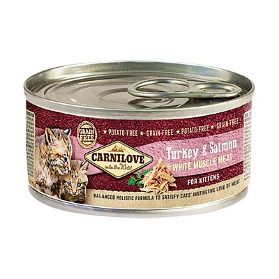 Carnilove Turkey & Salmon for kittens - Вологий корм з індичкою і лососем для кошенят