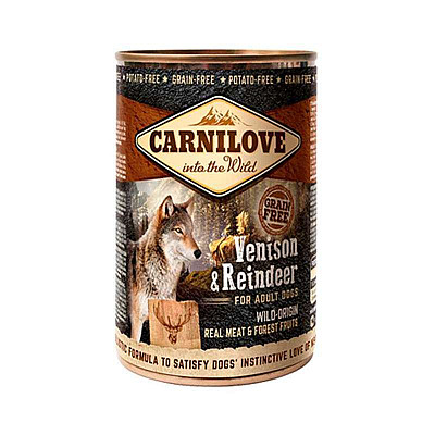 Carnilove Venison & Reindeer for Adult Dogs - Консерви з м'ясом північного оленя для дорослих собак