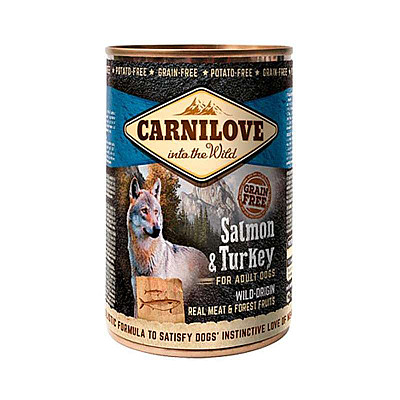 Carnilove Salmon & Turkey for Adult Dogs - Консерви з лососем та індичкою для дорослих собак