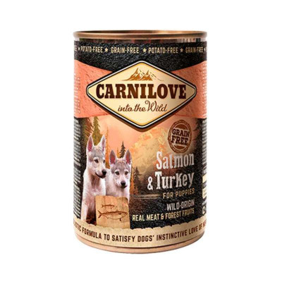 Carnilove Salmon & Turkey for Puppies - Консерви з лососем та індичкою для цуценят