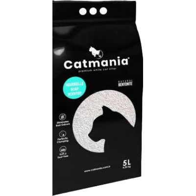 Catmania Бентонітовий грудкувальний наповнювач Марсельське мило
