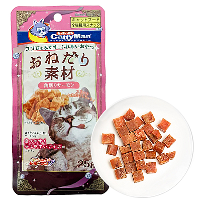 CattyMan Salmon Bits Кеттімен Лосося шматочки філе ласощі для котів