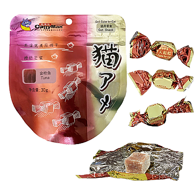 CattyMan Deli Cube Tuna КЕТТИМЕН ЦУКЕРКИ КУБИКИ ДІЛИ З ТУНЦЕМ ласощі для котів