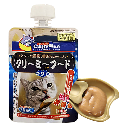 CattyMan Complete Creamy Food Tuna КЕТТИМЕН КРЕМ-СУП З ТУНЦЕМ рідкий корм для котів