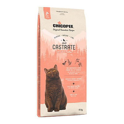 Сухий корм для котів Chicopee Classic Nature Line Cat Adult Castrate