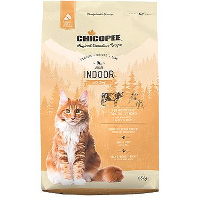 Сухий корм для котів Chicopee Classic Nature Line Cat Adult Indoor Beef