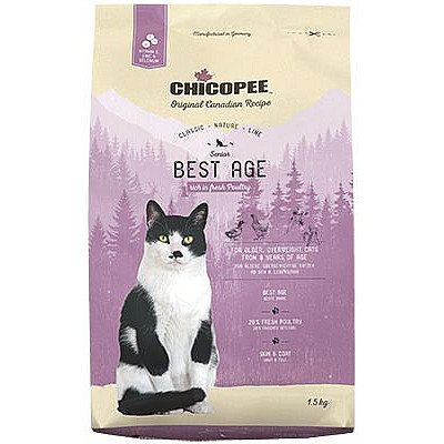 Сухий корм для котів Chicopee Classic Nature Line Senior Best Age 8+