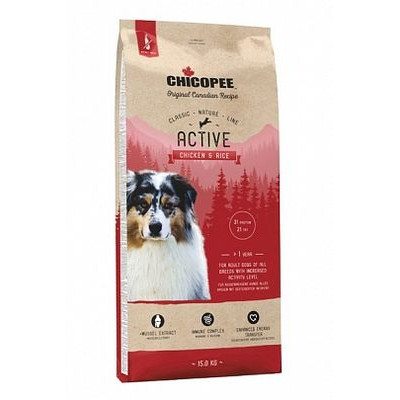 Сухий корм для дорослих собак Chicopee Classic Nature Line Adult Active Chicken Rice