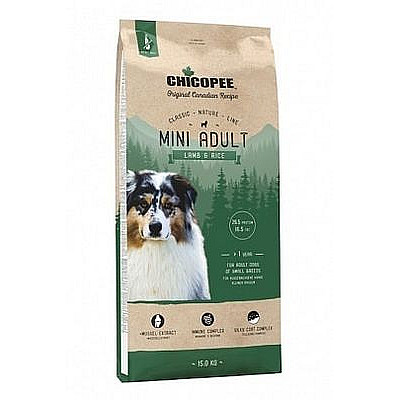 Сухий корм для собак Chicopee Classic Nature Line Mini Adult Lamb Rice
