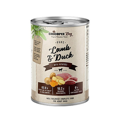 Консерви для собак Chicopee Dog Adult Pure Lamb Duck