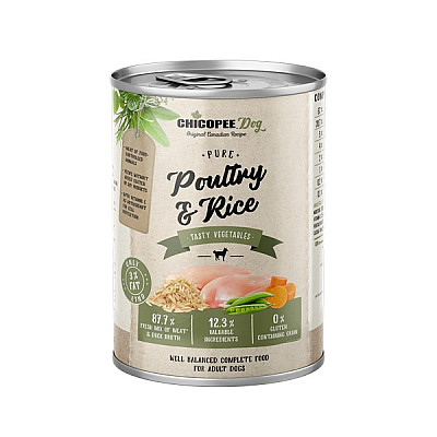 Консерви для собак Chicopee Dog Adult Pure Poultry Rice