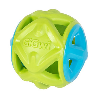 Іграшка для собак М'яч GiGwi Basic EDGE гума салатовий, 9 см