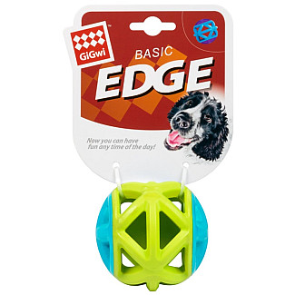 Іграшка для собак М'яч GiGwi Basic EDGE гума салатовий, 9 см