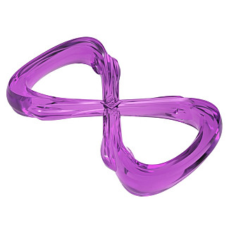 Іграшка для собак WAUDOG Fun Durable Вісімка термопластична гума фіолетовий, 200 мм