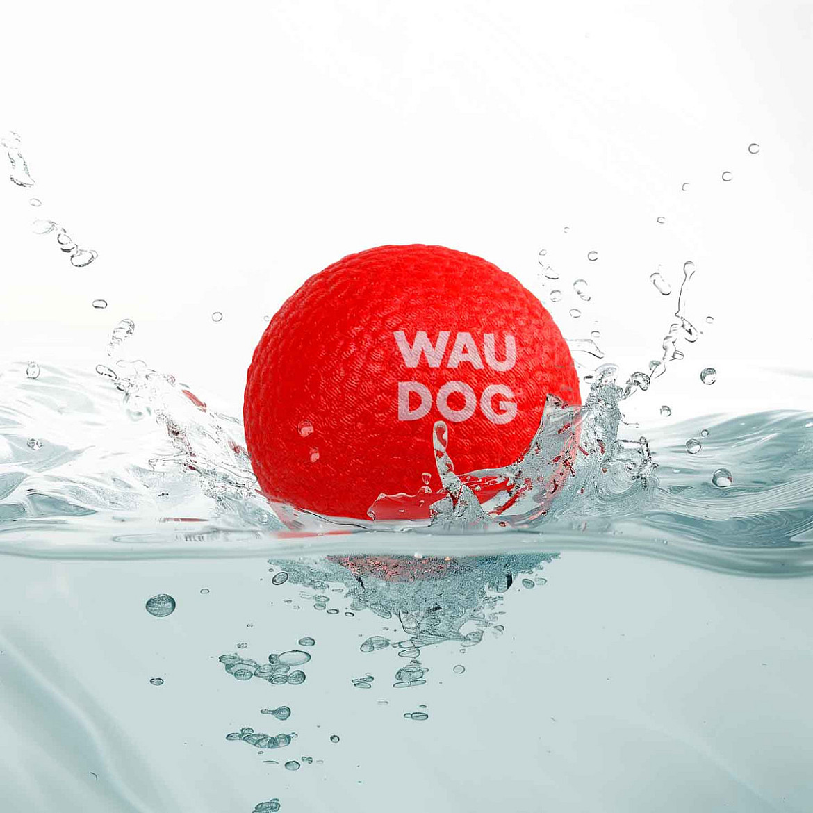 Іграшка для собак WAUDOG Fun Red Ball спінений термопластичний поліуретан, 70 мм