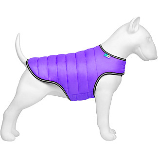 Куртка-накидка для собак AiryVest фиолетовая, XXS