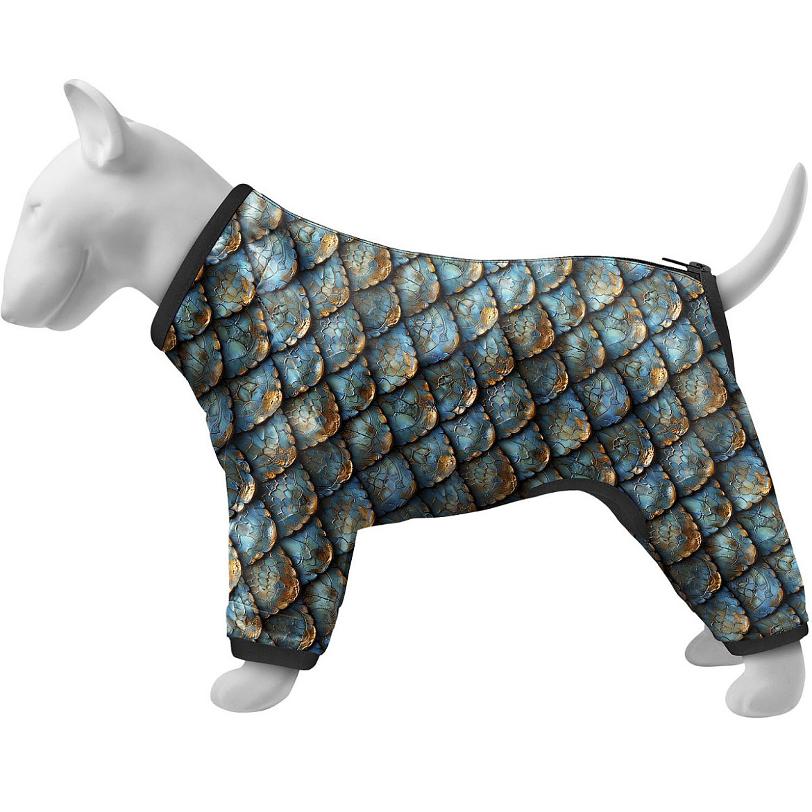 Вітровка для собак WAUDOG Clothes малюнок "Луска", L50