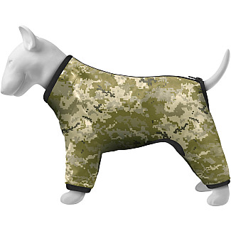 Вітровка для собак WAUDOG Clothes малюнок "Мілітарі", M47
