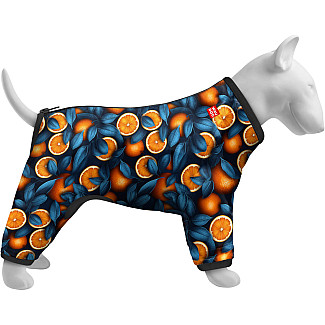 Вітровка для собак WAUDOG Clothes малюнок "Апельсини", M45