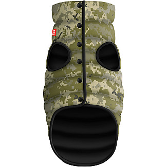 Курточка для собак WAUDOG Clothes малюнок "Мілітарі", M45
