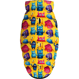 Курточка для собак WAUDOG Clothes, малюнок "Мохнаті монстри", M47