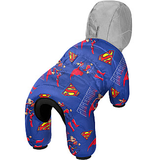 Комбінезон для собак WAUDOG Clothes, малюнок "Сила Супермена", XS30