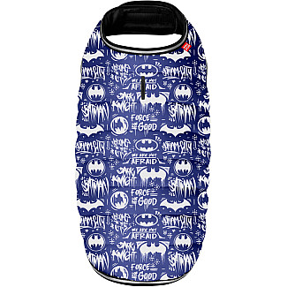 Курточка для собак WAUDOG Clothes малюнок "Бетмен блакитно-білий", S