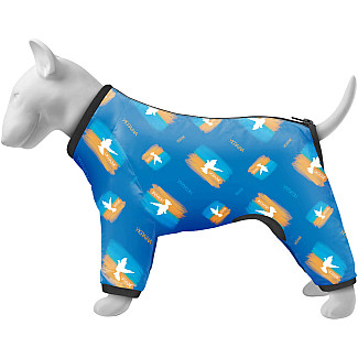 Вітровка для собак WAUDOG Clothes малюнок "Прапор", M47