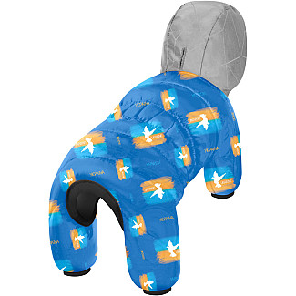 Комбінезон для собак WAUDOG Clothes малюнок "Прапор", L50