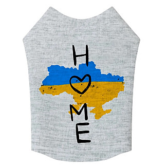 Майка для собак WAUDOG Clothes рисунок "Дом", M40