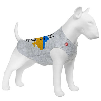 Майка для собак WAUDOG Clothes рисунок "Дом", M40