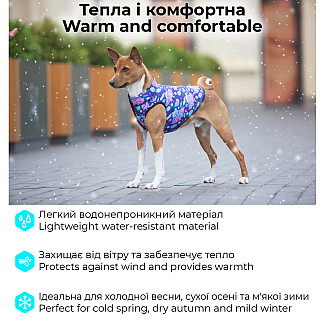 Курточка для собак WAUDOG Clothes малюнок "Рік та Морті 1", S40
