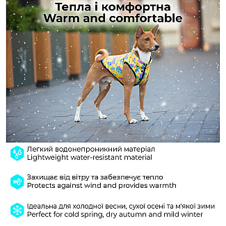 Курточка для собак WAUDOG Clothes малюнок "Рік та Морті 3", L55