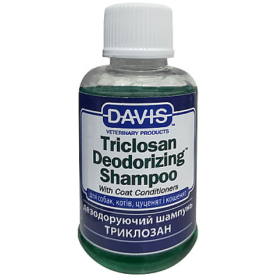 Davis Triclosan Deodorizing Shampoo дезодоруючий шампунь з триклозаном для собак, котів, концентрат