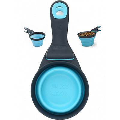 Dexas Collapsible KlipScoop™ Мерный стакан складной на клипсе для собак и кошек СРЕДНИЙ 240 мл