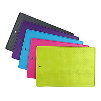 Dexas Pet Bowl Grippmat™   Коврик антискользящий под миски для собак и кошек БОЛЬШОЙ, розовый