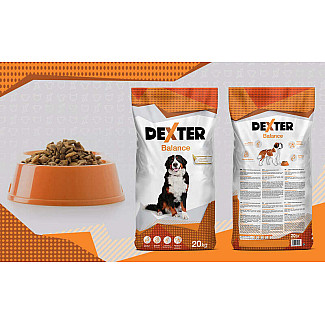 Dexter (Декстер) Balance Dog – Сухий повнораційний корм з м'ясом та овочами для дорослих собак, 20 кг