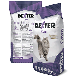 DEXTER CATS FOOD ДЕКСТЕР КЄТ ФУД - ПОВНОРАЦІОННИЙ КОРМ ДЛЯ ДОРОСЛИХ КОТІВ, 20 кг