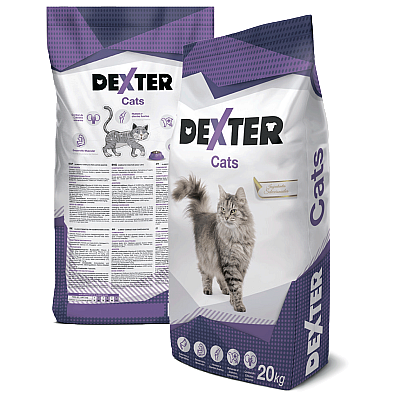 КОРМ ДЛЯ ВЗРОСЛЫХ КОТОВ DEXTER CATS FOOD ДЕКСТЕР КЕТ ФУД-ПОЛНОРАЦИОННЫЙ