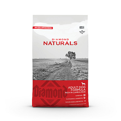 Сухий холістик корм Diamond Naturals Adult Dog Lamb&Rice з ягням для дорослих собак всіх порід