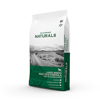 Сухий холістик корм Diamond Naturals Adult Large Breed Chicken&Rice з куркою для дорослих собак великих порід, 15 кг