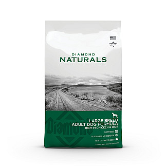 Сухий холістик корм Diamond Naturals Adult Large Breed Chicken&Rice з куркою для дорослих собак великих порід, 15 кг