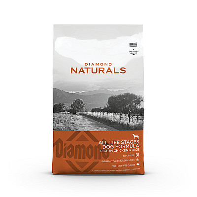 Сухий холістик корм Diamond Naturals All Life Stages Dog Chicken&Rice з куркою для собак всіх порід на всіх стадіях життя
