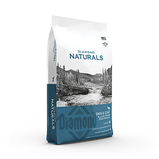 Сухий холістик корм Diamond Naturals All Life Stages Dog Skin&Coat з лососем для собак всіх порід на всіх стадіях життя, 15 кг